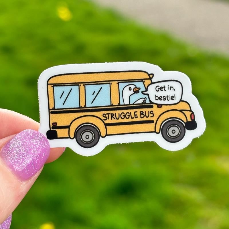 Struggle Bus Sticker