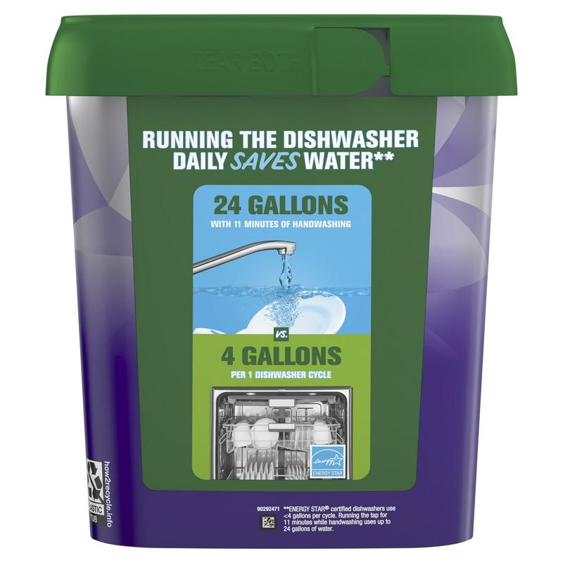 Cascade Platinum Plus Dishwasher Detergent Pacs, Mountain Scent, 62 Count