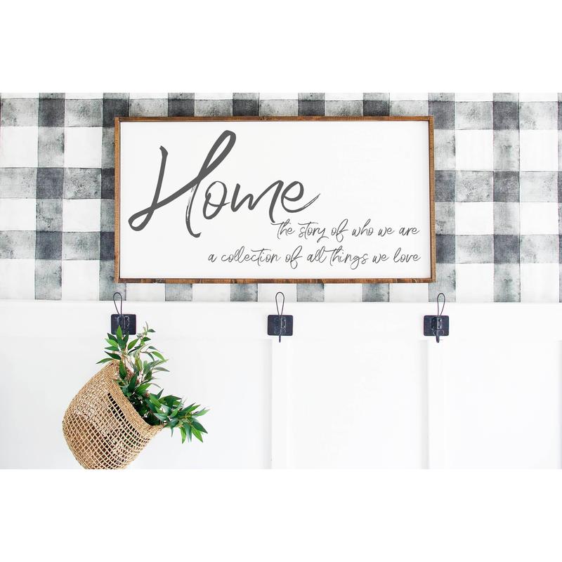 BonAir Home The Story Of Who We Are A Collection Of All Things We Love, Home Story Family, Wedding Gift, Poster No Frame.