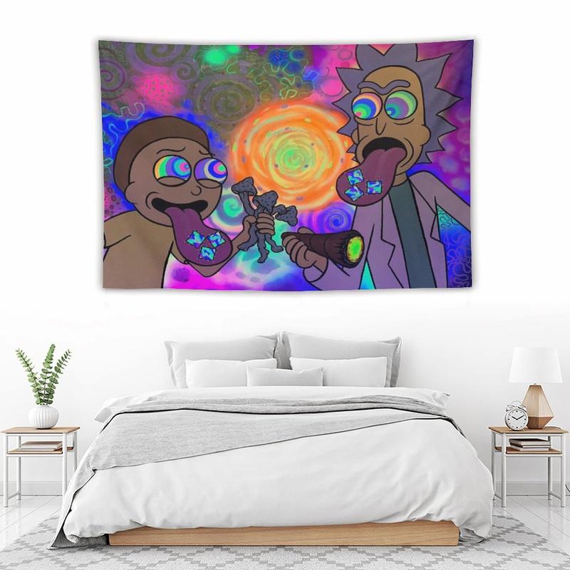 Anime Tapestry Wall Hanging Tapestry for Bedroom Aesthetic Living Room Cool Funny Tapestries