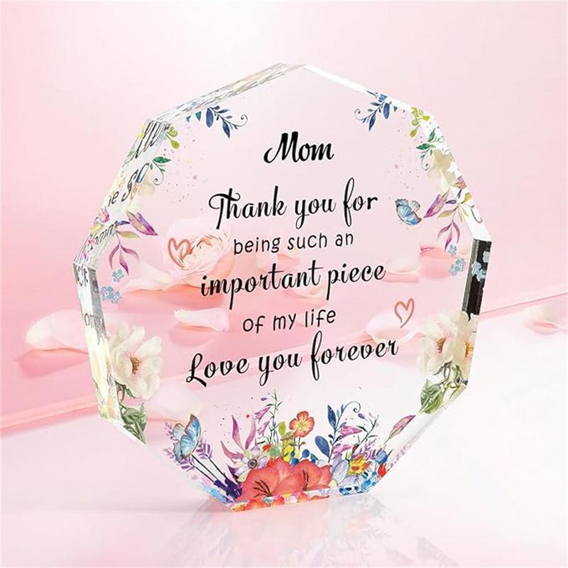 Chirstmas Gifts for Mom, Acrylics Ornaments for Mom,Birthday Gifts from Daughter Son Mom Birthday Gifts for Mom Gift for Mom Gifts for Mom for Mom Best Mom Gifts