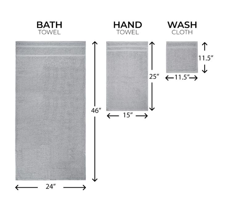 Mainstays 10 Piece Towel Set with Upgraded Softness & Durability