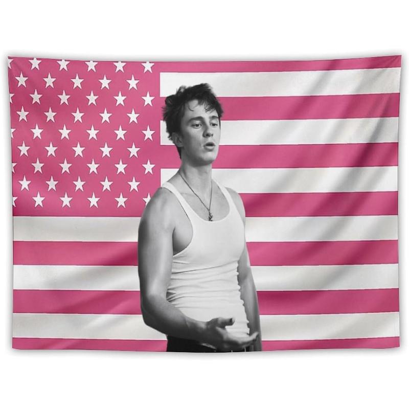 Drew American Stars Tapestry Rafe Stars Cameron Flag Tapestry Suitable for College Dormitory Bedroom Living Room Office Party Decoration Gift Starkey