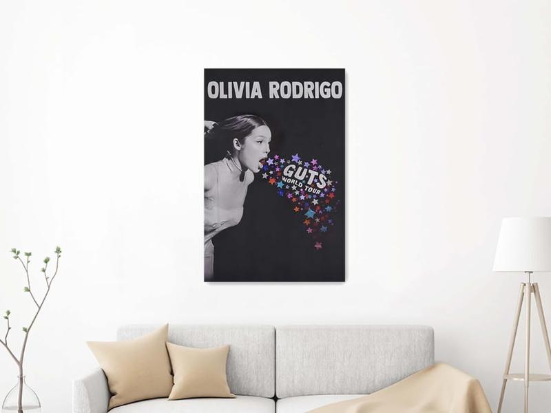 Olivia Poster Rodrigo Art Album Cover Poster And Wall Art Picture Print Unframed A