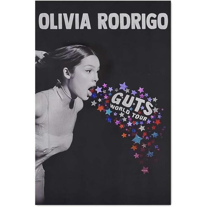 Olivia Poster Rodrigo Art Album Cover Poster And Wall Art Picture Print Unframed A