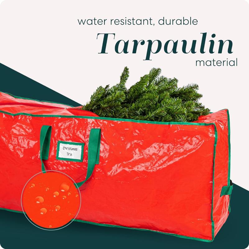 Christmas Tree Storage Bag | Stores 7.5 Foot Artificial Holiday Tree | Durable Waterproof Material, Zippered Bag | Organizer Room Thanksgiving Gift