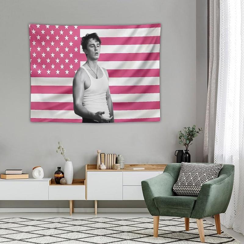 Drew American Stars Tapestry Rafe Stars Cameron Flag Tapestry Suitable for College Dormitory Bedroom Living Room Office Party Decoration Gift Starkey