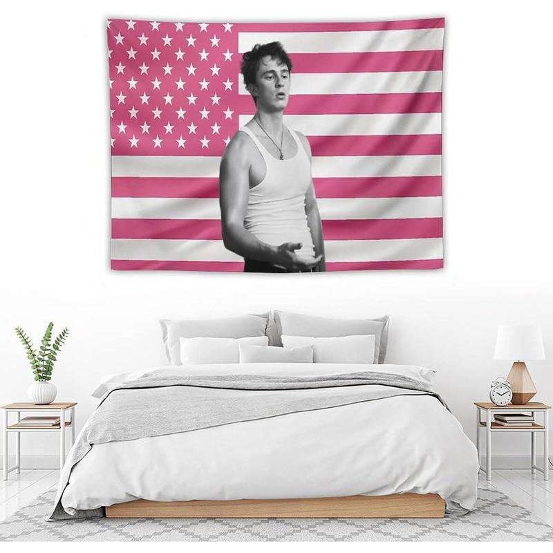 Drew American Stars Tapestry Rafe Stars Cameron Flag Tapestry Suitable for College Dormitory Bedroom Living Room Office Party Decoration Gift Starkey