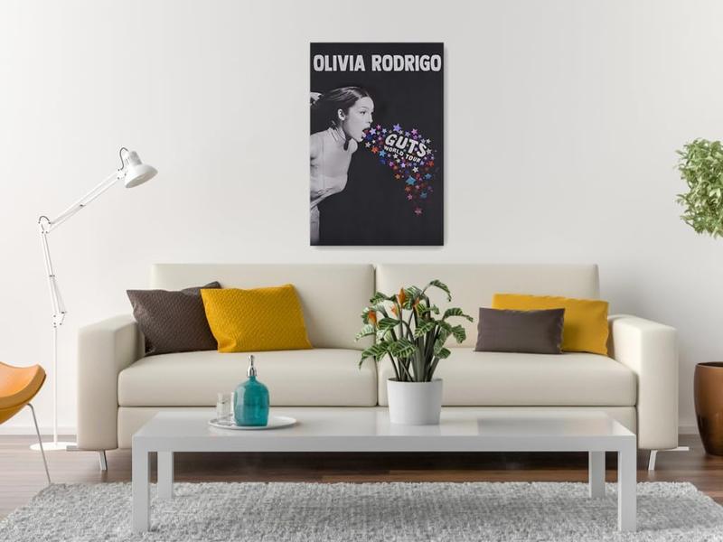 Olivia Poster Rodrigo Art Album Cover Poster And Wall Art Picture Print Unframed A