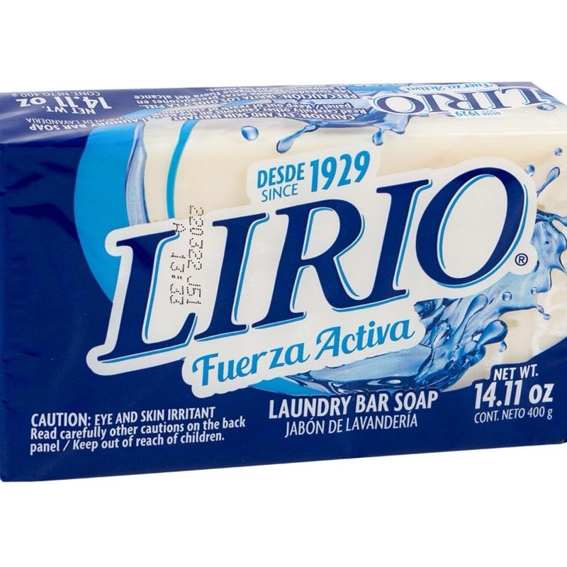 Lirio Laundry Bar Soap 400 gm - Single Bar for Effective Cleaning Power