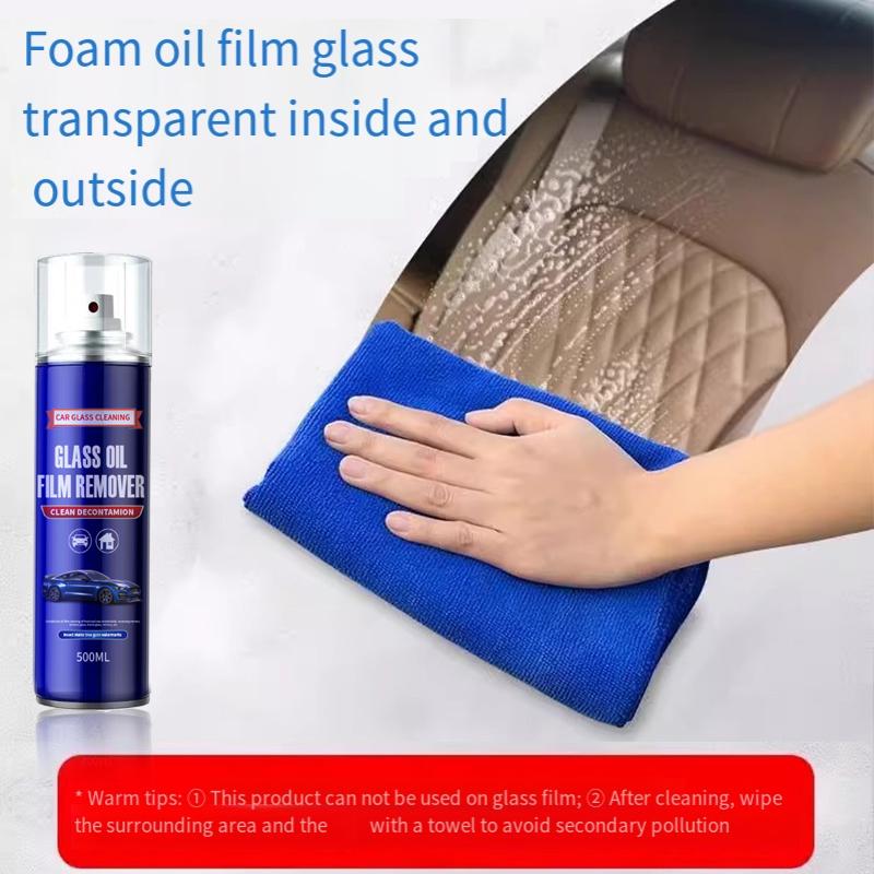 Nuokaiqi Car Home Front Windshield Oil Film Remover Car Window Cleaner Powerful Decontamination Foam Cleaning Agent Multi-functional Spray Household