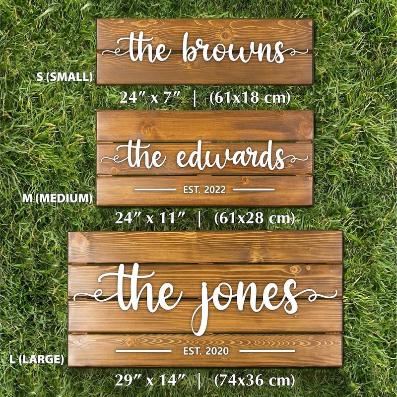 Custom Wood Sign | Personalized Family Name Sign | Last Name Pallet Sign | Wedding Gift | Home Wall Decor | Anniversary Gift