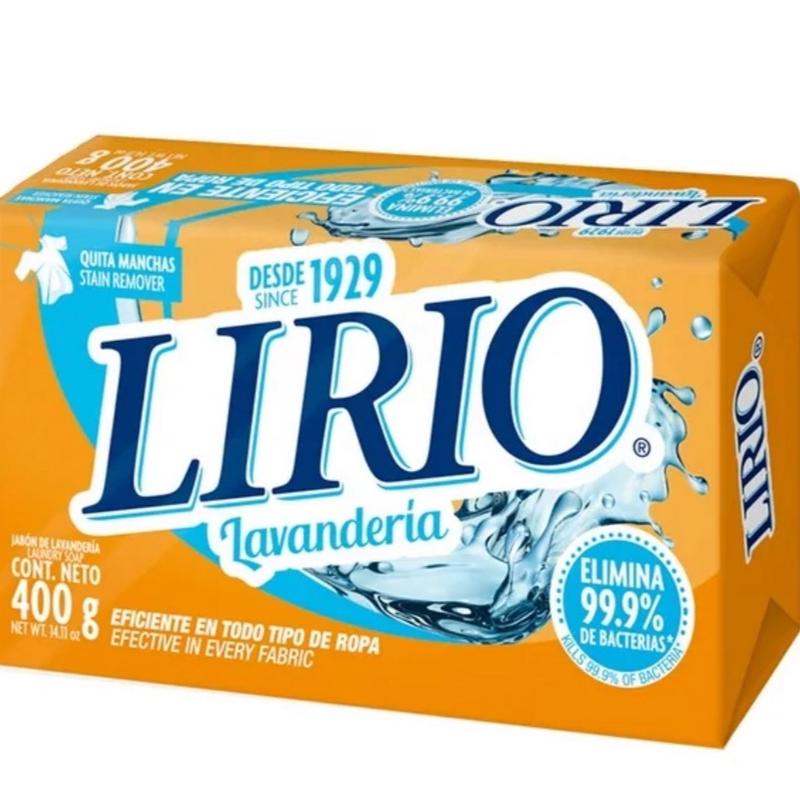 Lirio Laundry Bar Soap 400 gm - Single Bar for Effective Cleaning Power