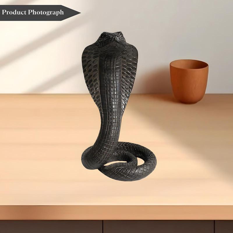 WILLOW TREE Cobra Statue Decoration, Resin Craft Gift, Home Decoration Collectible, Indoor Table Decoration Suitable for Holidays