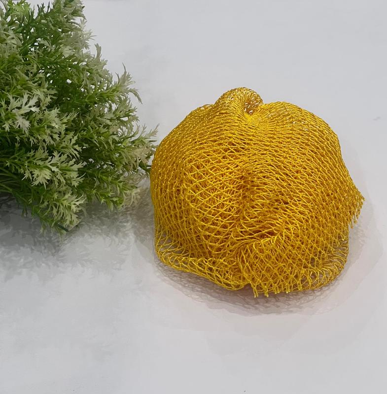 African Exfoliating Net Sponge, African Net Sponge - Ethically Sourced from Nigeria. Shower Accessories Smooth