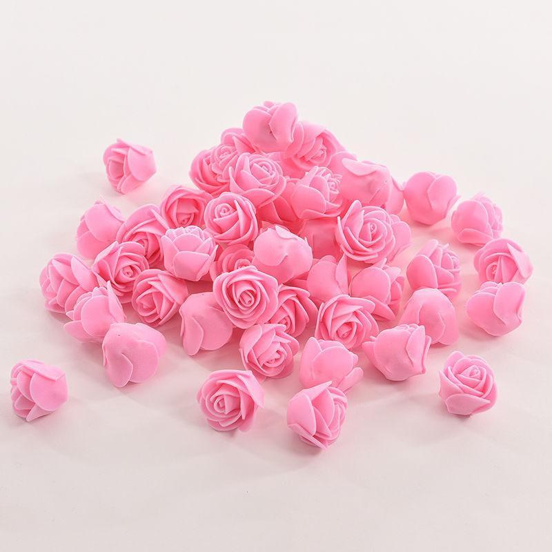 Artificial Foam Rose Head, 500pcs Simulation Foam Rose Flower, Fake Flower Head for DIY Craft, Home Decor Supplies