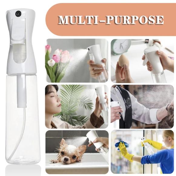 Ultra Fine Mist Spray Bottle - Continuous Hair Water Spray Bottle - Mist bottle sprayer for Hair, Home Cleaning, Salons, Gardening, Body Care & More,a Must-Have Multifunctional Hair Spray Bottle For Your Home