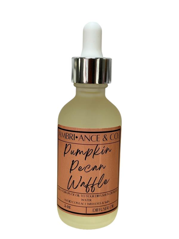 Pumpkin Pecan Waffle Scented Diffuser Oil 2oz. Ambri-ance Product. non-Toxic Home Fragrance