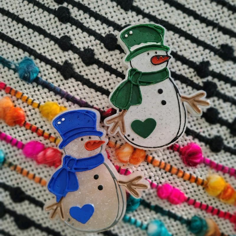 Snowman Snowmen Freshie Air Freshener Freshies Winter Christmas Scents Aroma Fragrance Scented