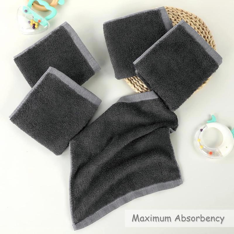 10 pack luxury washcloths towel set-10 ''x 10''! Ideal for hotels, hotels and more. Multi-purpose fingertip towels & face cloths.