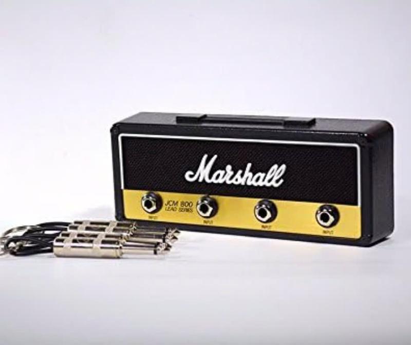 Marshall Vintage Guitar-Inspired Key Holder - Wall-Mounted Key Rack for Home Decor with Realistic Amp Design