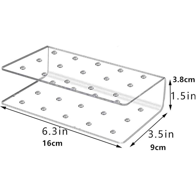 2 Packs Cake Pop Stand, 15 Holes Lollipop Display Stand,  Clear Cake Pop Display Holder, Cakepopsical Stand for Weddings,  Showers, Birthday, Party (2PCS)
