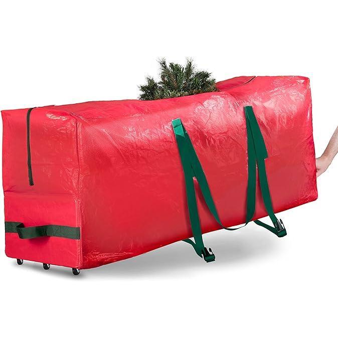 Christmas Tree Storage Rolling Bag 9 Ft Container Waterproof