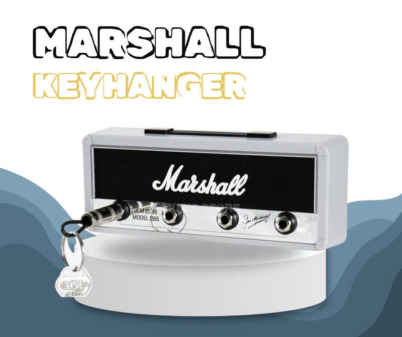 Marshall Vintage Guitar-Inspired Key Holder - Wall-Mounted Key Rack for Home Decor with Realistic Amp Design