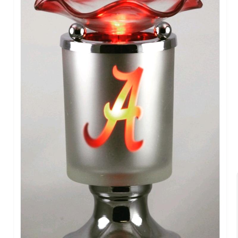 Sports Inspired Electric Touch Fragrance Burner! Tart & Wax Warmer! Bulldogs! New Orleans Saints! Alabama