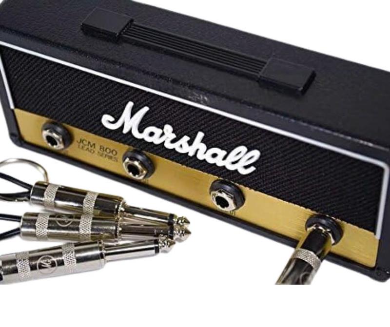 Marshall Vintage Guitar-Inspired Key Holder - Wall-Mounted Key Rack for Home Decor with Realistic Amp Design