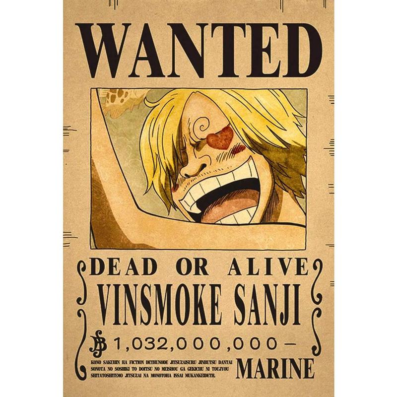 Strawhat Crew Bounty Poster Pack - 10 Piece