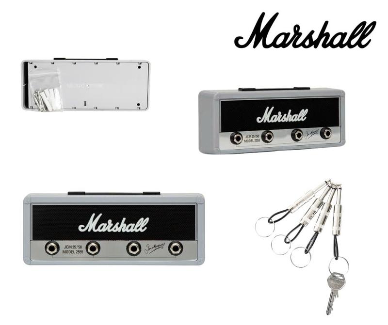 Marshall Vintage Guitar-Inspired Key Holder - Wall-Mounted Key Rack for Home Decor with Realistic Amp Design