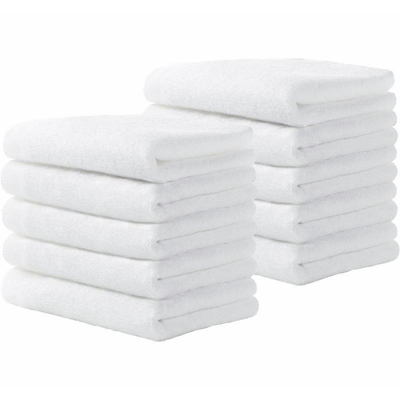 10 pack luxury washcloths towel set-10 ''x 10''! Ideal for hotels, hotels and more. Multi-purpose fingertip towels & face cloths.