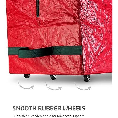 Christmas Tree Storage Rolling Bag 9 Ft Container Waterproof