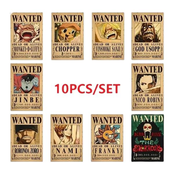 Strawhat Crew Bounty Poster Pack - 10 Piece