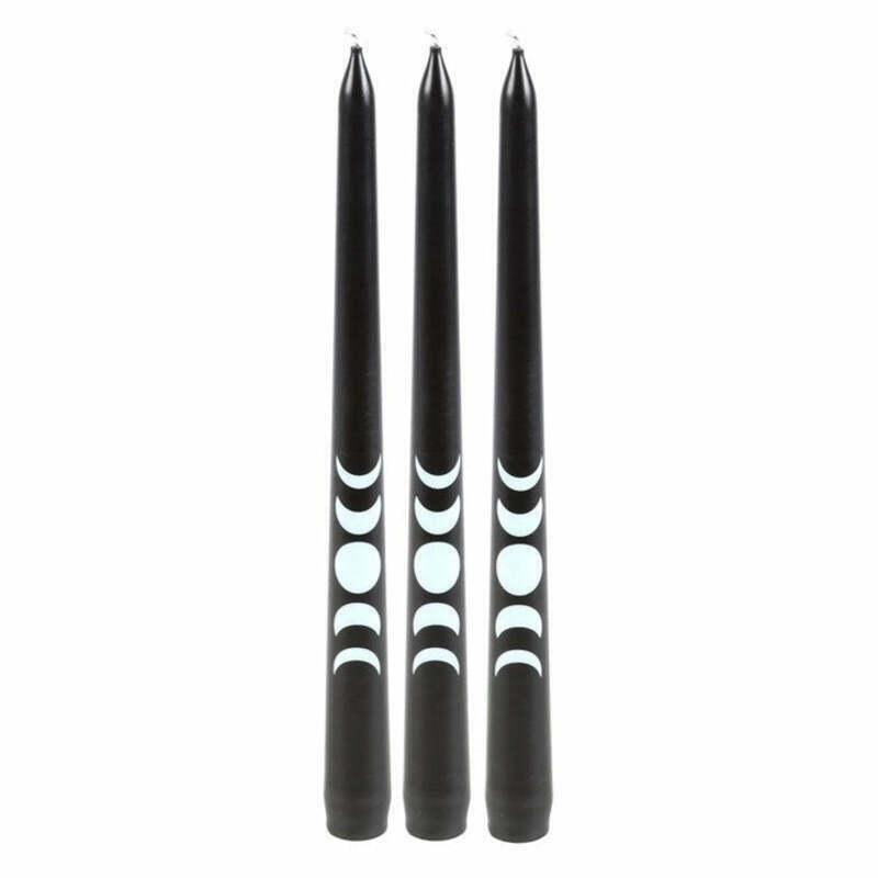 Moon Phase Taper Candles (Set of 3)