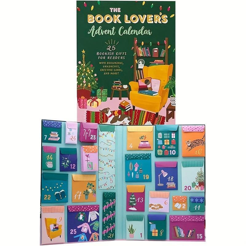 The Book Lovers' Advent Calendar, 1 Count Christmas Themed Countdown Gift, Holiday Decorations for Christmas, Gift for Bookworms