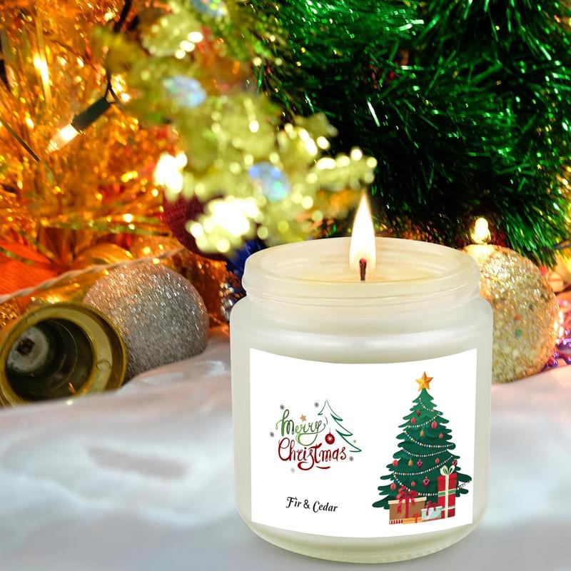 6 Pack Christmas Candles Set, Christmas Candles for Home Scented, Winter Holiday Scented Candles, Natural Soy Wax Jar Aromatherapy Candle, Christmas Candle Gifts Stocking Stuffers for Women Men Adult,Scented, Set for Stress Relief | MeditationYoga | SPA |