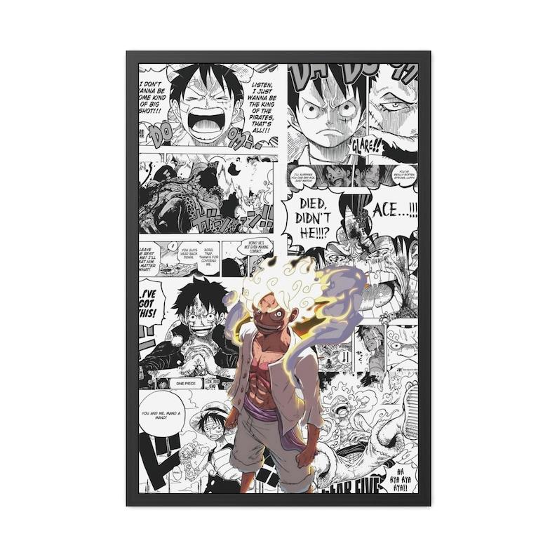 One Piece Poster (Monkey D Luff), Anime Poster, Luff Poster, One Piece Wanted Poster, One Piece Bounty Poster, Strawhat Pirates, Gear 5