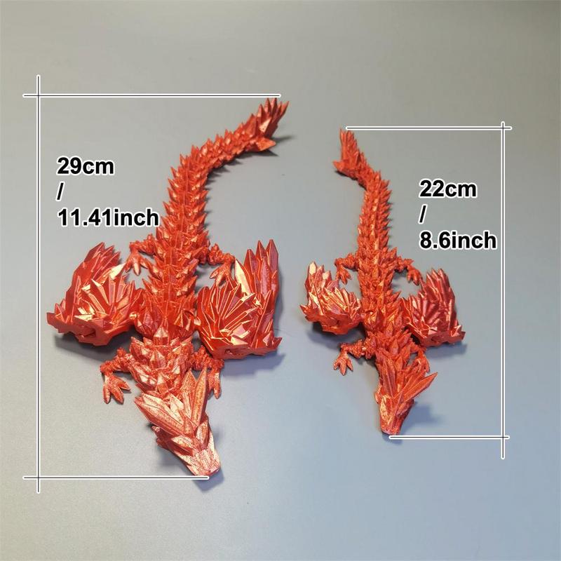 3D Dragon Design Figurine, 1 Count Creative Pterosaur Design Decorative Ornament, Desktop Decoration for Home Office Bedroom