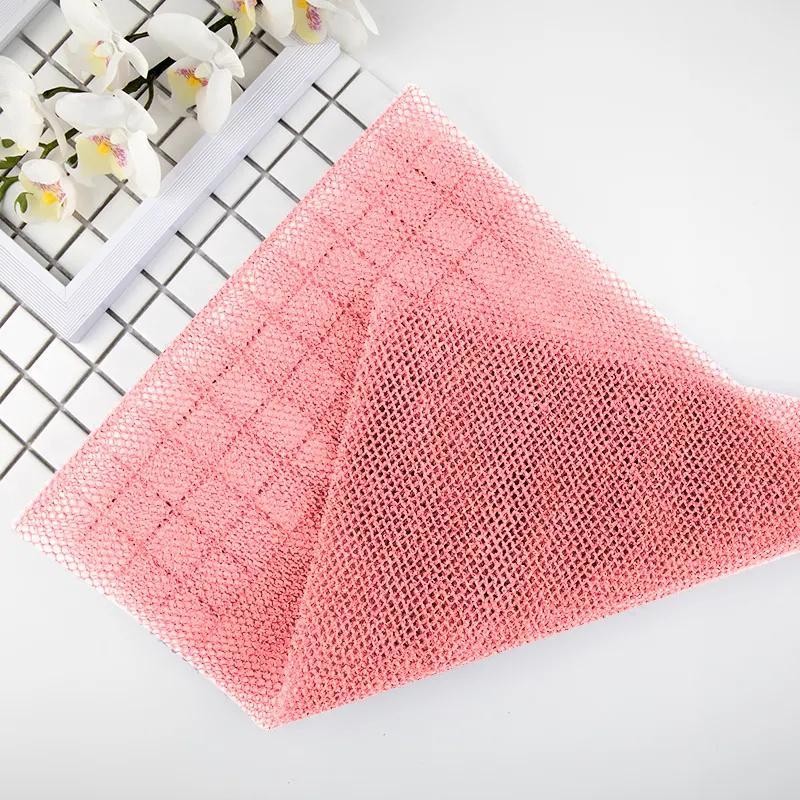 Exfoliating Washcloth, 1 Count 2 3 Counts Shower Exfoliating Bath Sponge, Mesh Shower Exfoliating Bath Scrubber, Bath Accessories, African Net Sponge