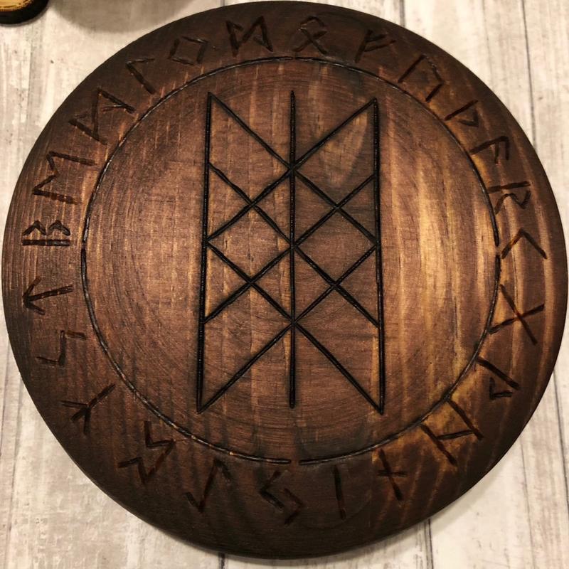 Web of Wyrd Rune Box w  or without Runes Elder Futhark Norse Pagan Viking Heathen Nordic Norns Handmade Odin