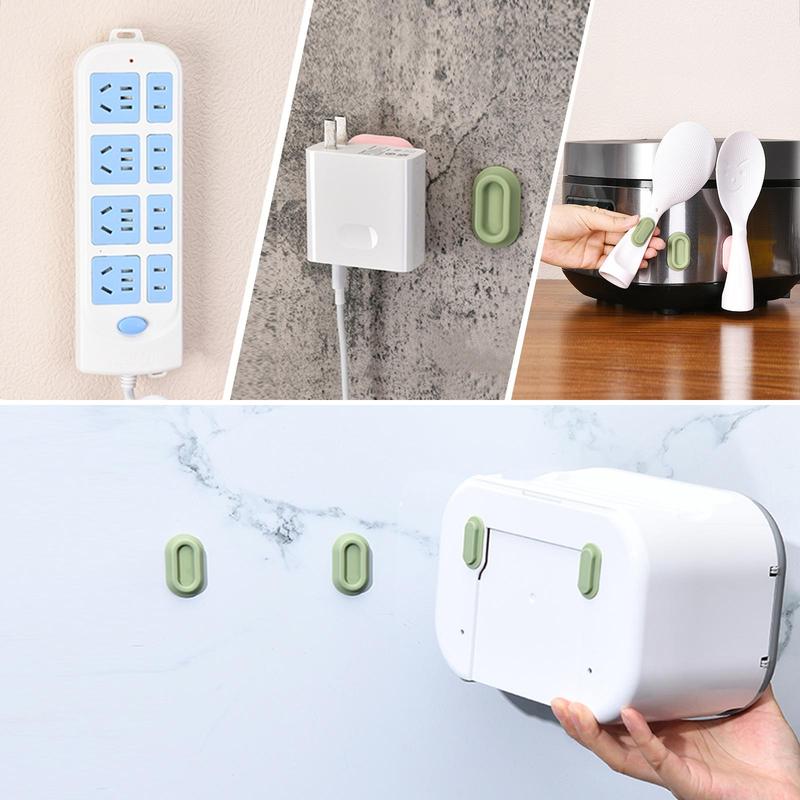 Magnetic Remote Control Holder, 3 Counts Self-adhesive Wall Mounted Storage Bracket, Remote Control Holder for Remote Controls Chargers