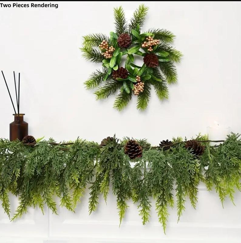 Artificial Cedar Garland Decoration