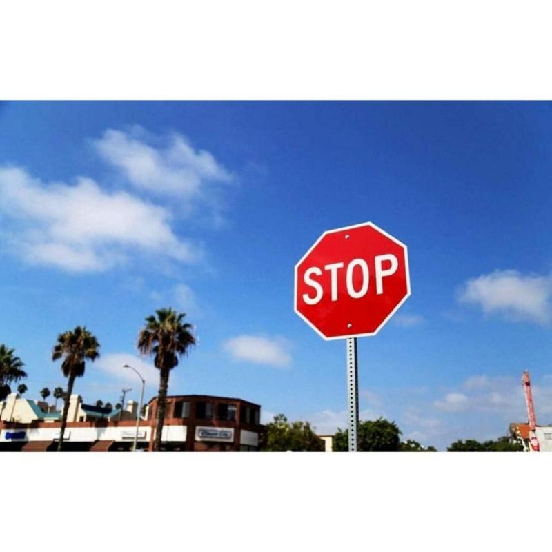 Stop Sign, Street Traffic Warning Reflective Signs, 12