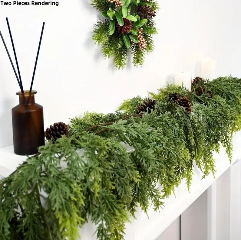 Artificial Cedar Garland Decoration