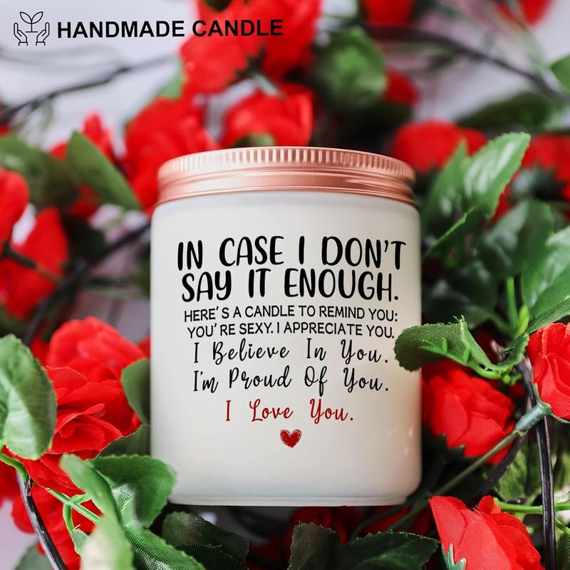 Gifts for Her Girlfriend Anniversary I Love You Gifts for Him Birthday Mothers Father's Day Christmas Valentine's Day Gifts for Wife from Husband Boyfriend Romantic Engagement Candle