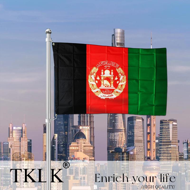 Afghanistan Flag, Hanging Afghanistan National Flag, Afghani Kabul National Flag, Festive & Party Supplies