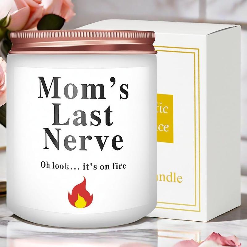 Gifts for Mom from Daughter & Son - Perfect for Mothers Day, Birthday Gifts, or as a Gift for Wife - Relaxing Scented Candle - Unique Presents & Tokens of Love, 8Oz Lavender Candle Stocking Stuffers ChunRun