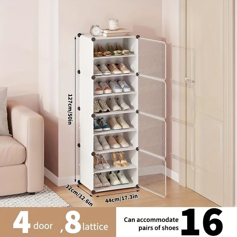 Shoe Rack, 1 Count Multi-layer Shoe Storage Rack, Shoe Organizer, Shoe Storage Organizer, Home Organizer for Entryway, Living Room, Bedroom